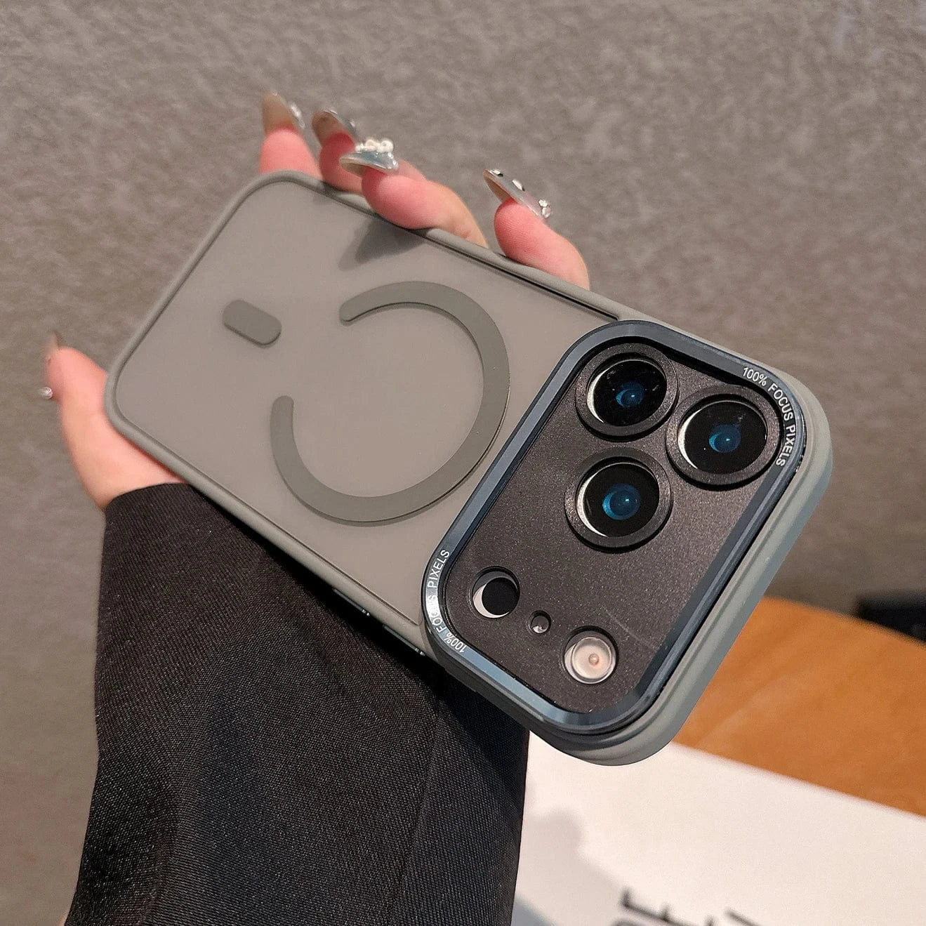 Coque iPhone MagSafe transparente