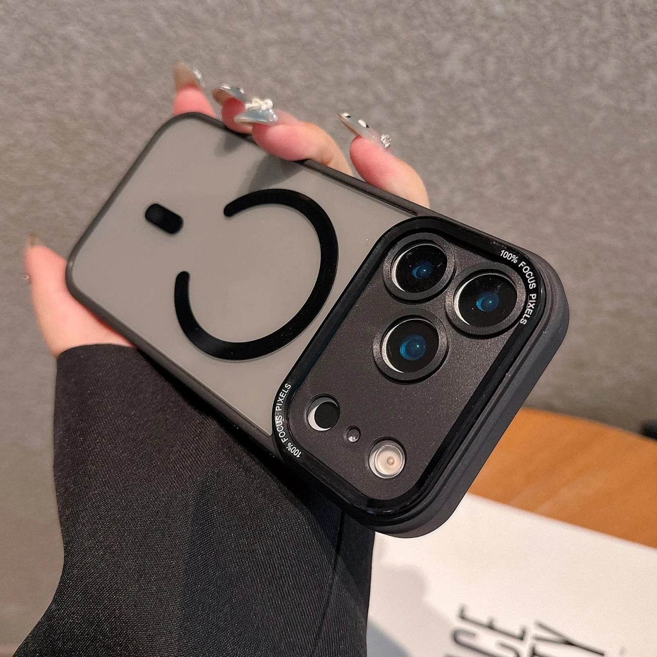 Coque iPhone MagSafe transparente