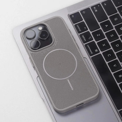 Coque iPhone MagSafe ventilée rigide