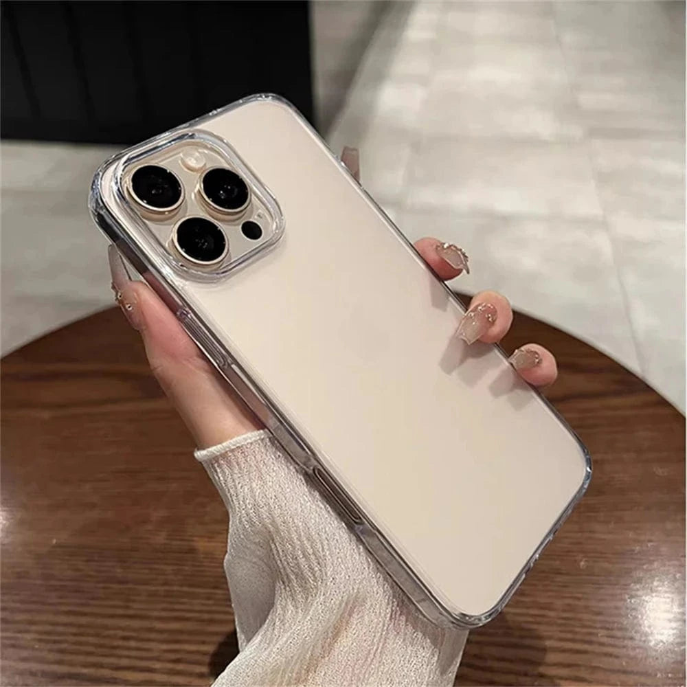 Coque iPhone mate translucide antichoc