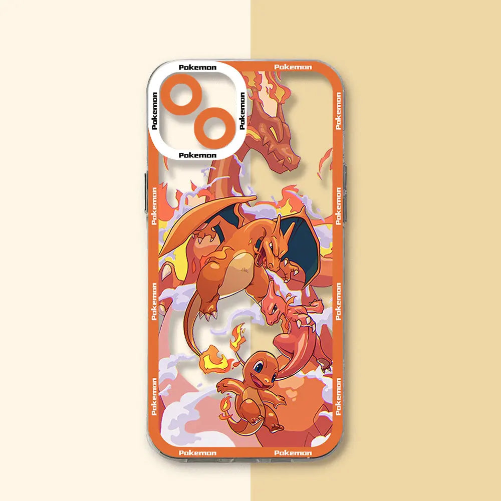 Coque iPhone Pokémon Pikachu transparente