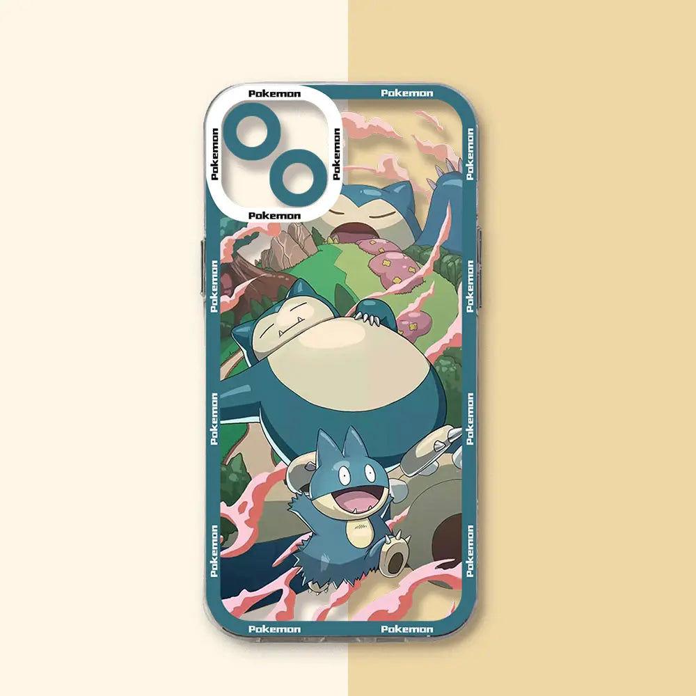 Coque iPhone Pokémon Pikachu transparente