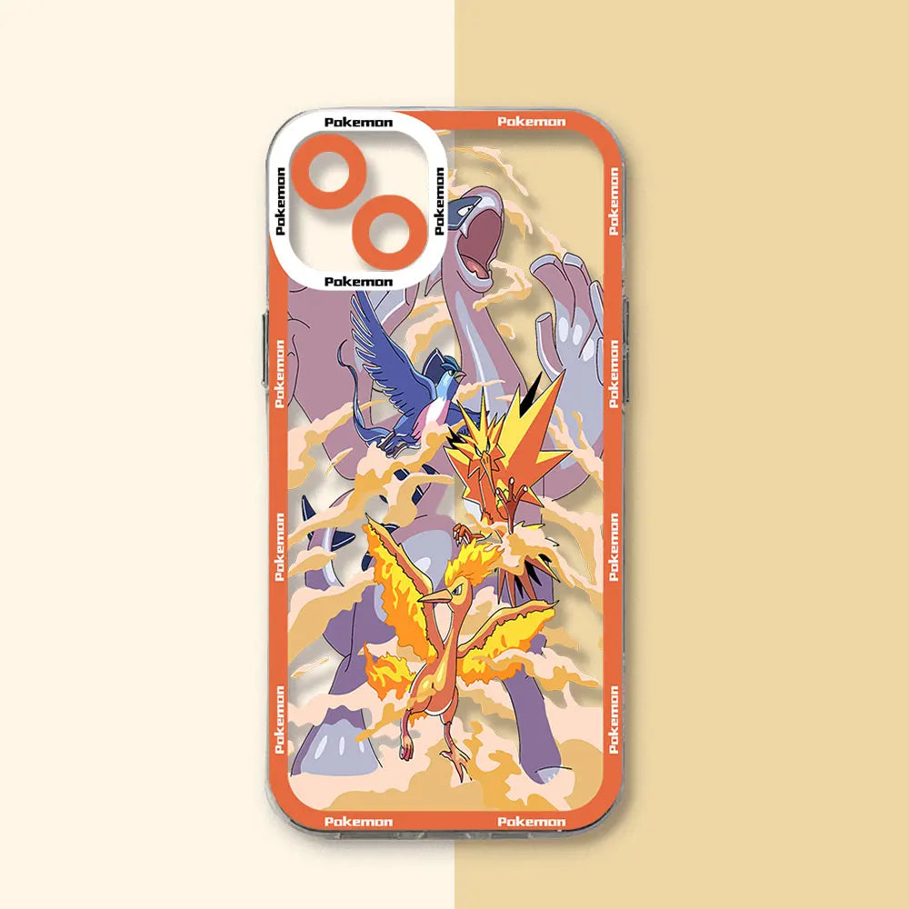 Coque iPhone Pokémon Pikachu transparente