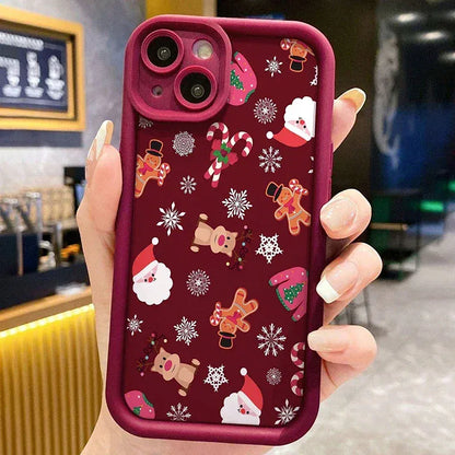 Coque iPhone sapins de Noël