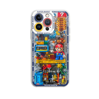 Coque iPhone silicone Mario Bros antichoc
