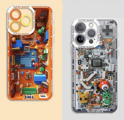 Coque iPhone silicone Mario Bros antichoc