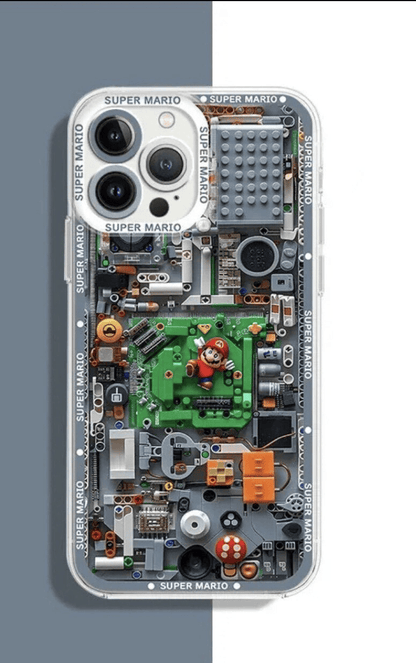 Coque iPhone silicone Mario Bros antichoc