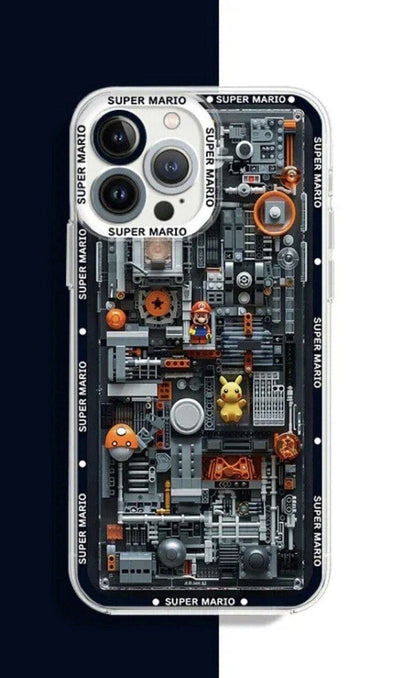 Coque iPhone silicone Mario Bros antichoc