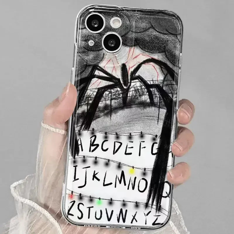 Coque iPhone Stranger Things alphabet