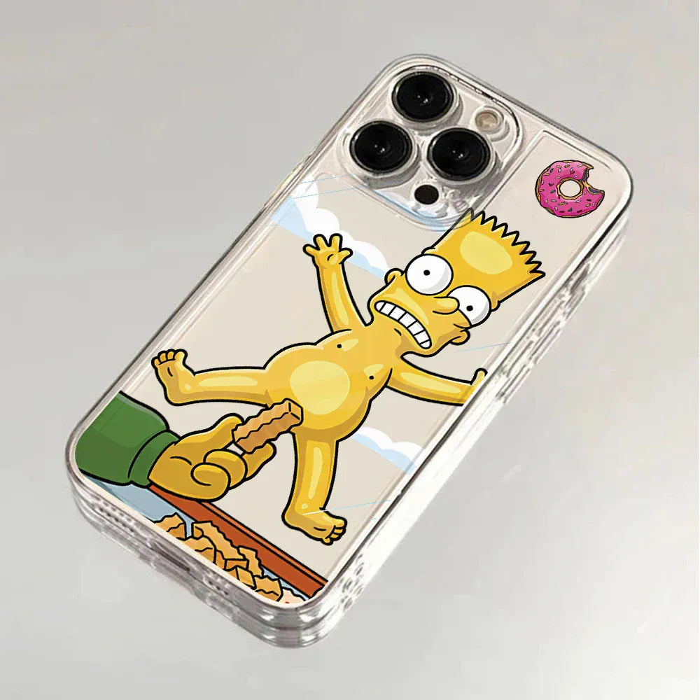 Coque iPhone transparente Les Simpson