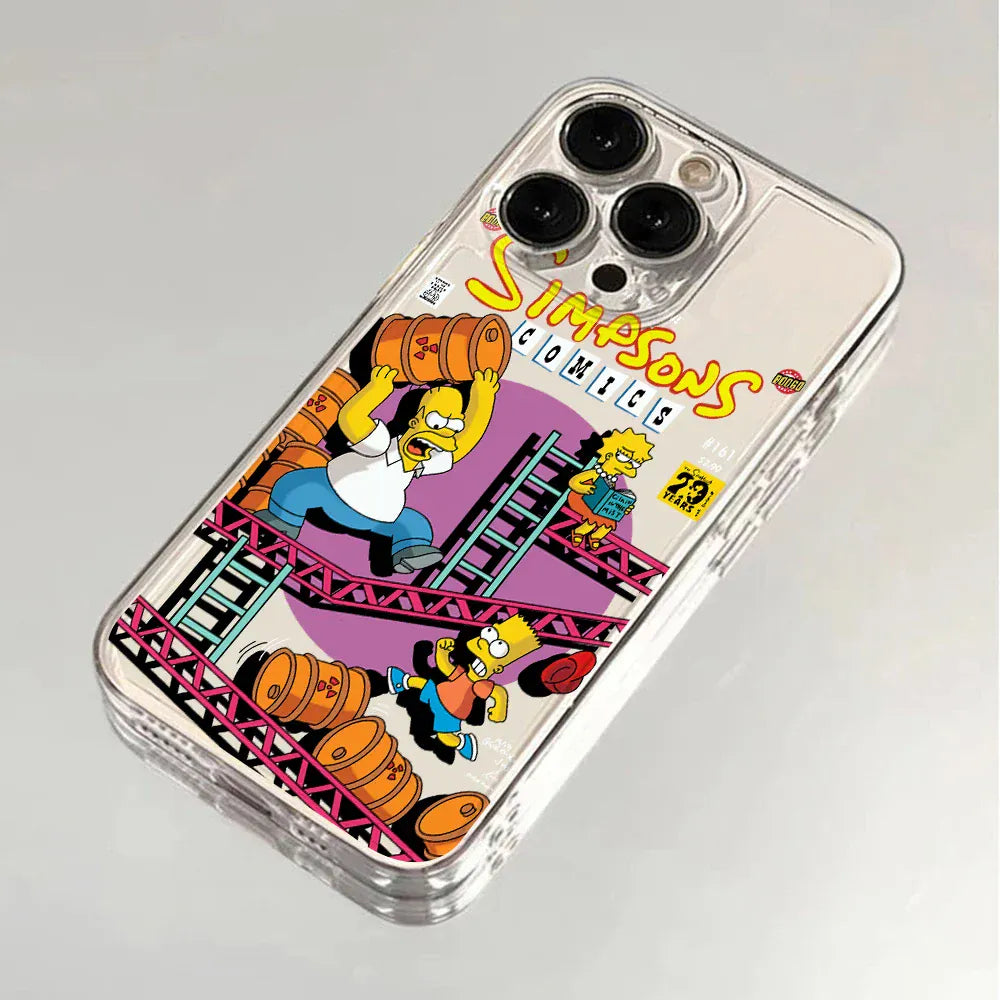 Coque iPhone transparente Les Simpson