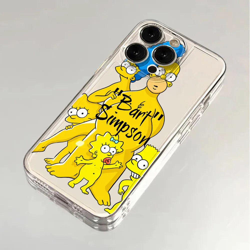 Coque iPhone transparente Les Simpson