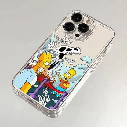 Coque iPhone transparente Les Simpson