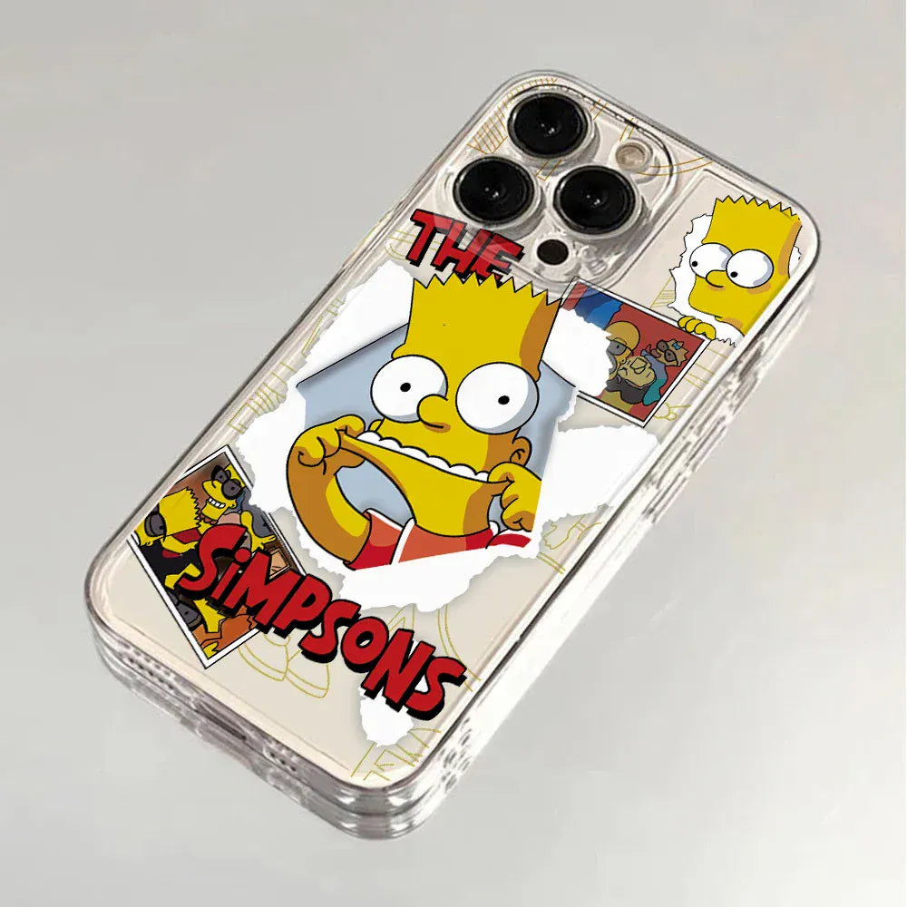 Coque iPhone transparente Les Simpson