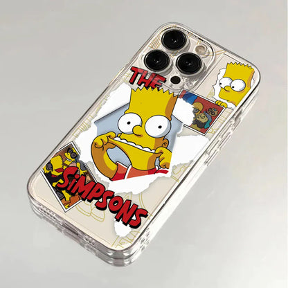 Coque iPhone transparente Les Simpson