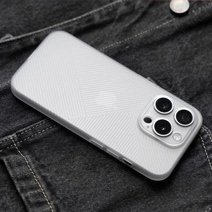 Coque iPhone transparente mate anti-traces
