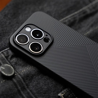 Coque iPhone transparente mate anti-traces