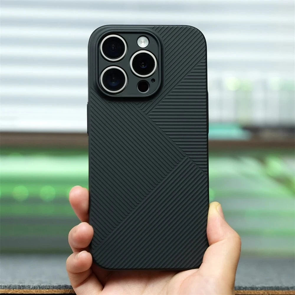 Coque iPhone transparente mate anti-traces