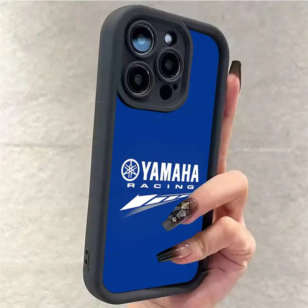 Coque iPhone Yamaha moto silicone