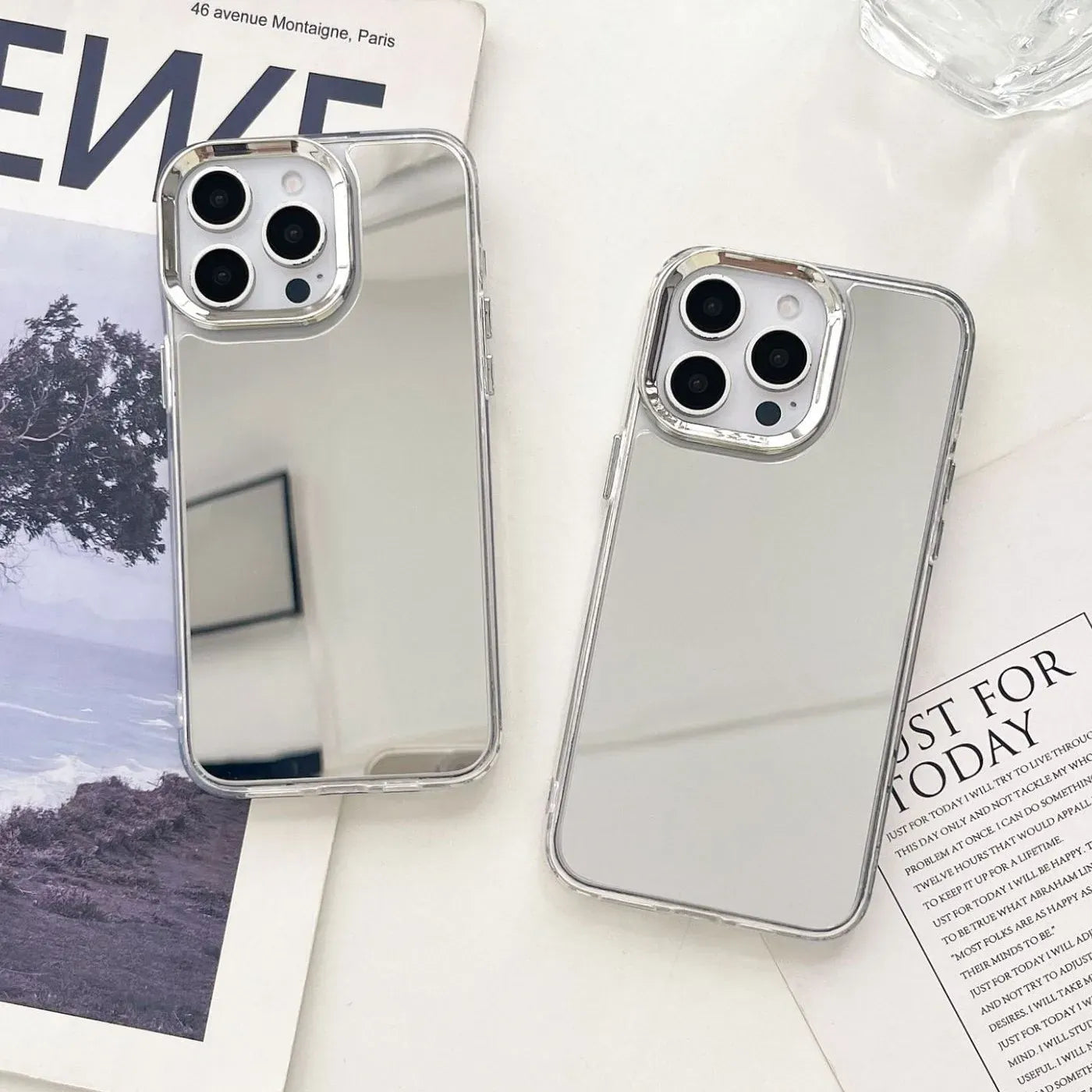 Coque miroir iPhone antichoc