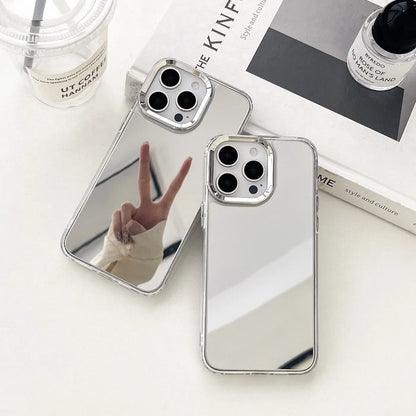 Coque miroir iPhone antichoc