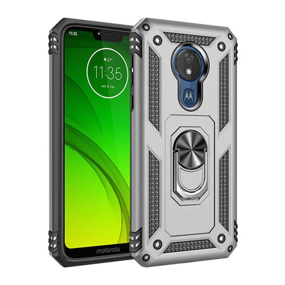 Coque Motorola Moto antichoc anneau support magnétique