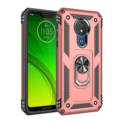 Coque Motorola Moto antichoc anneau support magnétique