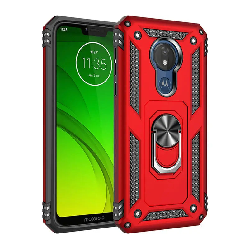 Coque Motorola Moto antichoc anneau support magnétique