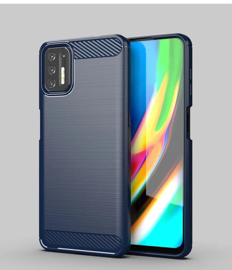 Coque Motorola Moto G9 Plus silicone carbone