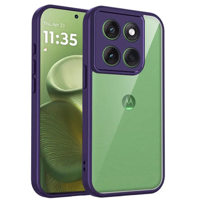 Coque Motorola transparente antichoc avec anneau