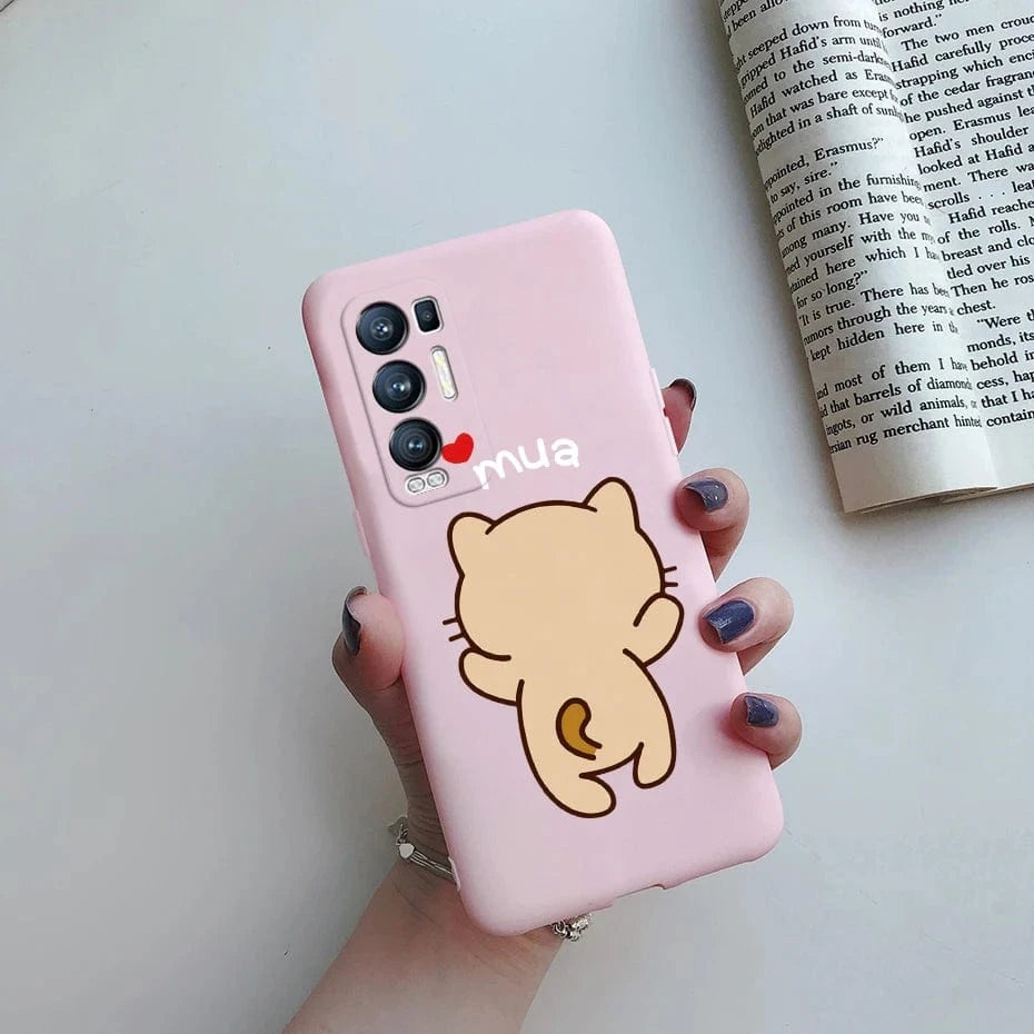 Coque OPPO Find X3 Neo silicone ourson