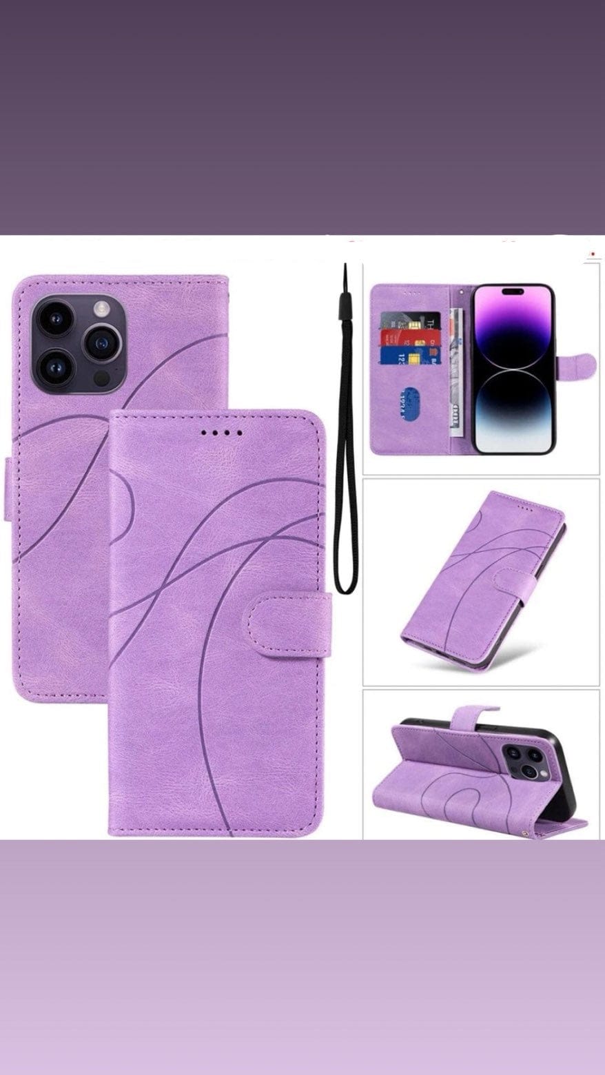 Coque portefeuille cuir Honor 200 Lite