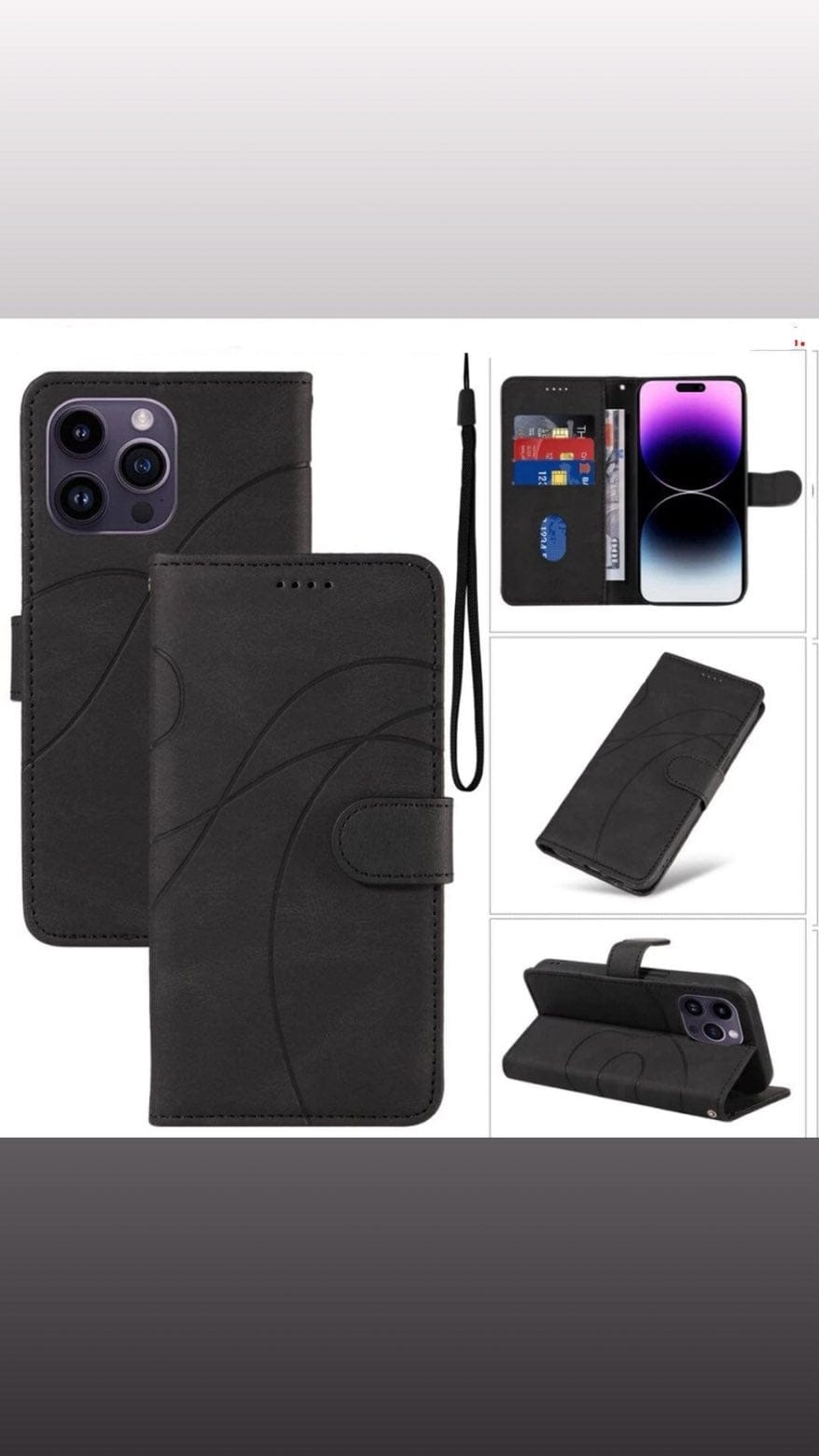 Coque portefeuille cuir Honor 200 Lite