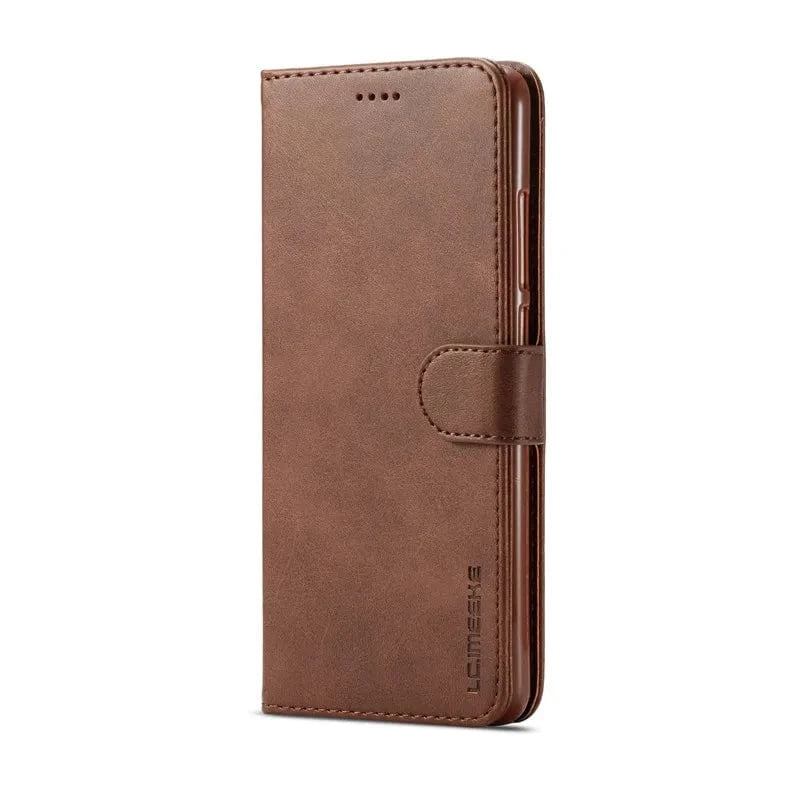 Coque portefeuille cuir pour Redmi Note