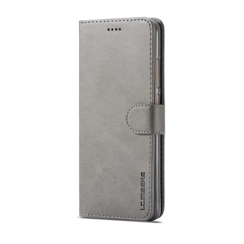 Coque portefeuille cuir pour Redmi Note