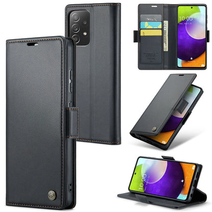 Coque portefeuille en cuir Samsung Galaxy A