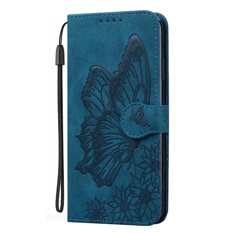 Coque portefeuille papillon cuir OPPO