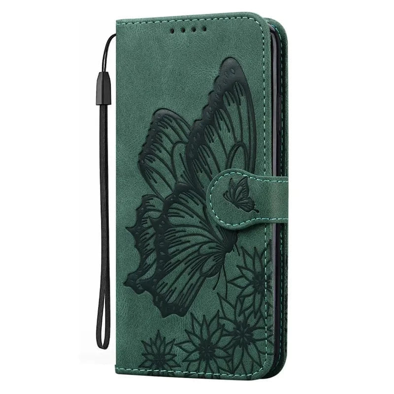 Coque portefeuille papillon cuir OPPO