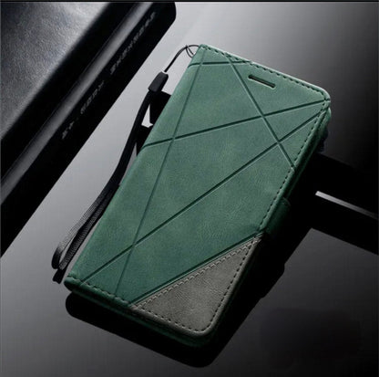 Coque portefeuille similicuir magnétique avec support Motorola