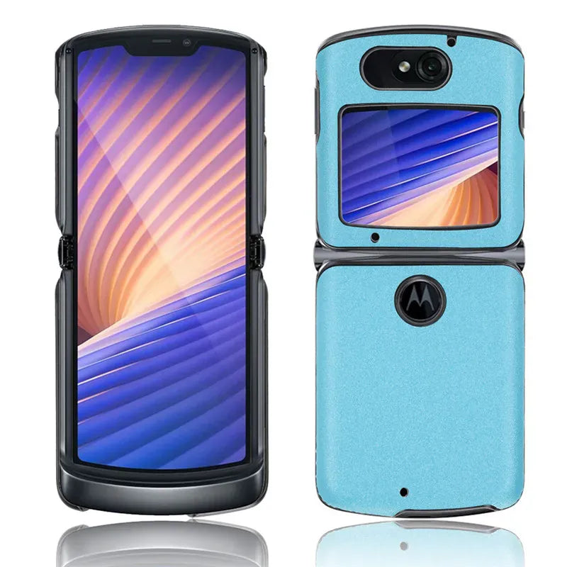 Coque rigide Motorola Razr 5G simili cuir