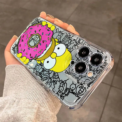 Coque Samsung Galaxy Famille Simpson transparente souple