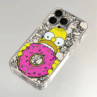 Coque Samsung Galaxy Famille Simpson transparente souple