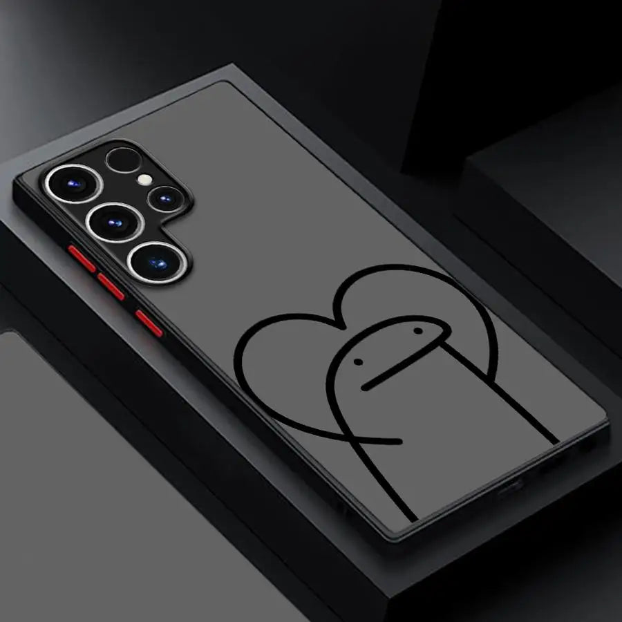 Coque Samsung Galaxy motif bonhomme bâton silicone