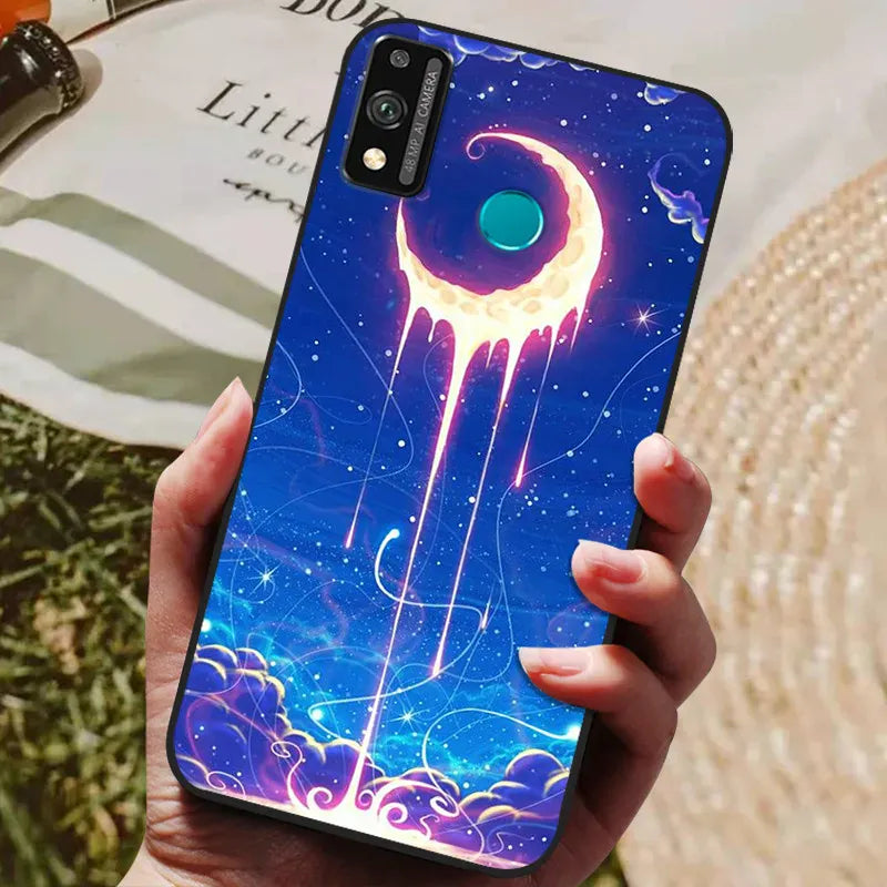 Coque silicone Honor 9X Lite loup