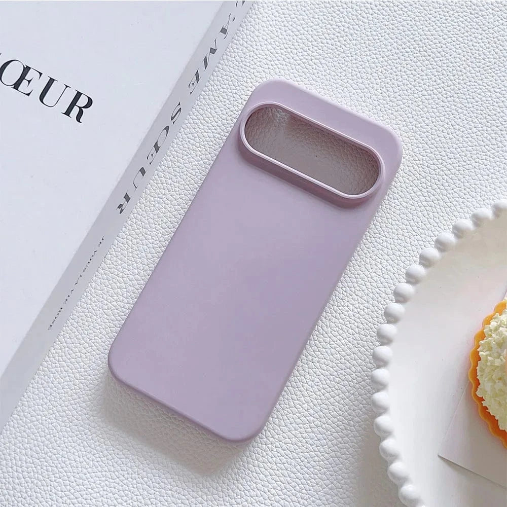 Coque silicone liquide antichoc Google Pixel