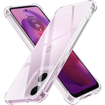 Coque silicone transparente antichoc Motorola Moto G24
