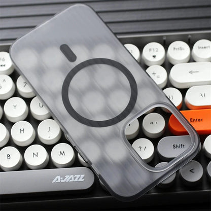 Coque transparente MagSafe rigide iPhone 12-16