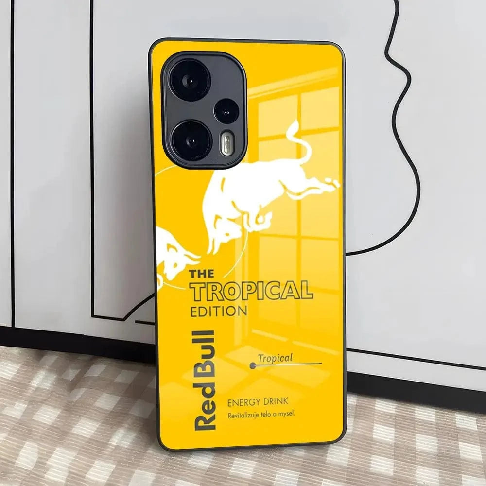 Coque verre trempé Xiaomi Poco taureau rouge